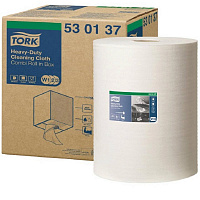 Нетканый протирочный материал Tork 530137 W1/W2/W3 белый (106.4 метра в рулоне)