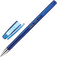 Ручка гелевая неавтоматическая Attache Space синяя (толщина линии 0.5 мм)