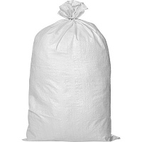 Мешок полипропиленовый высший сорт с вкладышем белый 56x96 см (100 штук в упаковке)