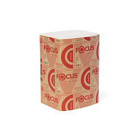 Салфетки бумажные Focus Premium N4 23x16.8 см белые 2-слойные 15 пачек по 200 листов