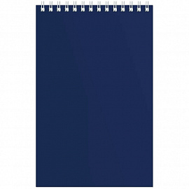 Блокнот Альт Офис A5 60 листов синий в клетку на спирали (127х203 мм) (артикул производителя 61355)
