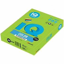 Бумага цветная для печати IQ Color зеленая интенсив LG46 (А4, 80 г/кв.м, 500 листов)