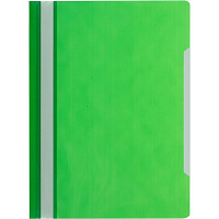 Скоросшиватель пластиковый Attache Economy A4 до 100 листов зеленый (толщина обложки 0.1/0.12 мм, 10 штук в упаковке)