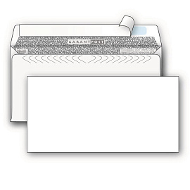 Конверт Garantpost E65 90 г/кв.м белый стрип с внутренней запечаткой (50 штук в упаковке)