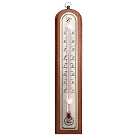Термометр коричневый комнатный деревянный без ртути