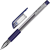 Ручка гелевая неавтоматическая Attache Gelios-030 синяя (толщина линии 0.5 мм)