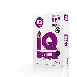 Бумага для офисной техники IQ Smooth (А4, марка A+, 160 г/кв.м, 250 листов)
