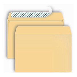 Конверт Postfix Bong C4 90 г/кв.м коричневый стрип с внутренней запечаткой (250 штук в упаковке)