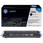 Картридж лазерный HP (Q6000A) ColorLaserJet CM1015/2600 и др, №124A, черный, оригинальный, 2500 страниц