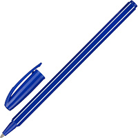 Ручка шариковая неавтоматическая одноразовая Attache Economy синяя (толщина линии 0.7 мм)