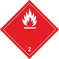 Знак безопасности Легковоспламеняющиеся жидкости О3-1 (250x250 мм, полипропиленовая пленка)