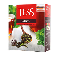 Чай Tess Minty черный с перечной мятой 100 пакетиков