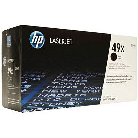 Картридж лазерный HP 49X Q5949X черный оригинальный повышенной емкости