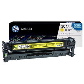 Картридж лазерный HP 304A CC532A желтый оригинальный