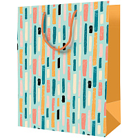 Пакет подарочный 18*23*10см ArtSpace "Trendy stripes", ламинированный