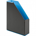 Вертикальный накопитель 70 мм Bantex Модерн картонный голубой Фото 4
