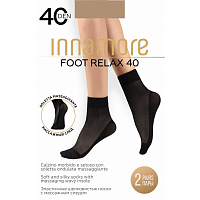 Носки женские Innamore Foot Relax miele 40 den (2 пары/4 штуки)