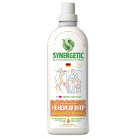 Кондиционер для белья Synergetic "Миндальное молочко", биоразлагаемый, 1л