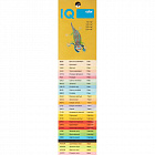 Бумага цветная для печати IQ Color желтая интенсив CY39 (A4, 80 г/кв.м, 100 листов) Фото 0
