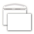 Конверт OfficePost С5 80 г/кв.м белый декстрин с внутренней запечаткой (100 штук в упаковке) Фото 0