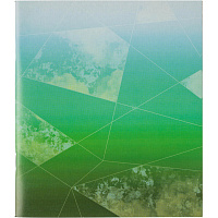 Тетрадь общая Attache Ice А5 48 листов в клетку на скрепке (обложка с рисунком геометрия)