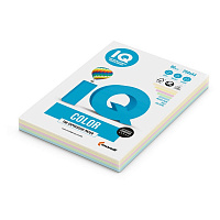 Бумага цветная для печати IQ Color 5 цветов пастель RB01 (А4, 80 г/кв.м, 250 листов)