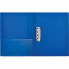 Папка с зажимом Attache А4 0.7 мм синяя (до 150 листов) Фото 0