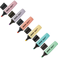 Набор маркеров текстовыделителей Attache Selection Pastel 1-5 мм 6 цветов