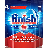 Таблетки для посудомоечных машин 25 шт. FINISH "All in 1", 3025693