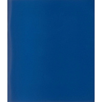 Тетрадь общая А5 96 листов в клетку на скрепке (обложка синяя)