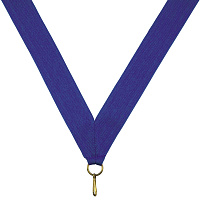Лента для медалей синяя (ширина 24 мм)