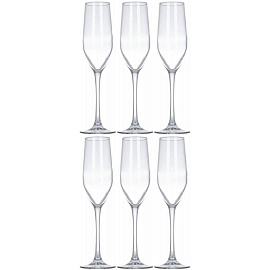 Набор бокалов для шампанского Luminarc Селест стеклянные 160 мл (6 штук в упаковке)