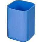 Подставка-стакан для канцелярских принадлежностей Attache голубая 10x7x7 см Фото 1