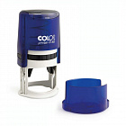 Оснастка для печати круглая Colop Printer R40 40 мм с крышкой цвет прозрачный синий Фото 0