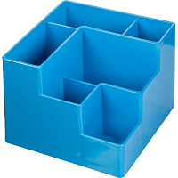 Подставка-органайзер для канцелярских мелочей Attache Fantsy 6 отделений голубая