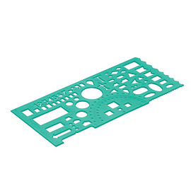 Линейка офицерская 20 см, гибкая, 65 тактических элементов, отливная шкала, ТТ02 фото Линейка офицерская 20 см, гибкая, 65 тактических элементов, отливная шкала, ТТ02