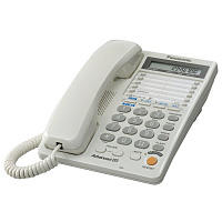 Телефон проводной Panasonic KX-TS2368RU белый