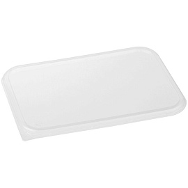 Крышки для одноразовых контейнеров OfficeClean 186*132*5мм, набор 50шт., ПП, прозрачные