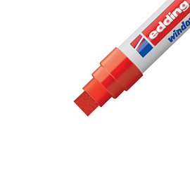 Маркер меловой Edding E-4090/002 красный (толщина линии 15 мм, прямоугольный наконечник)