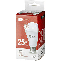 Лампа светодиодная In Home LED-A65-VC груша 25Вт 4000K 2380Лм 220В 4690612024080
