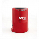 Оснастка для печати круглая Colop Printer R40 40 мм с крышкой красная Фото 1