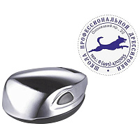 Оснастка для печати круглая Colop Stamp Mouse R40 40 мм серебристая