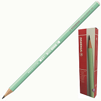 Карандаш чернографитный Stabilo Schwan Pastel HB заточенный цвет корпуса зеленый