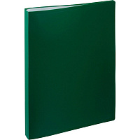 Папка файловая на 40 файлов Attache A4 25 мм зеленая (толщина обложки 0.4 мм)
