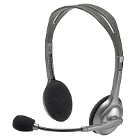 Гарнитура проводная Logitech Stereo Headset H111 (981-000594/981-000593)