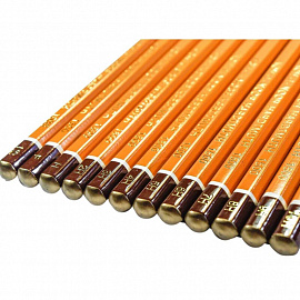 Набор карандашей чернографитных Koh-I-Noor Technic HB-10H (12 штук в упаковке)