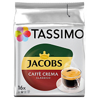 Кофе в капсулах для кофемашин Tassimo Caffe Crema (16 штук в упаковке)