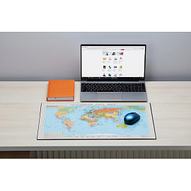 Коврик на стол Attache 380x590 мм комбинированный с картой мира