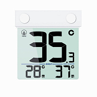 Термометр RST 01389 белый для помещений на липучке с солнечной батареей