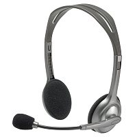 Гарнитура проводная Logitech Stereo Headset H110 (981-000271)
